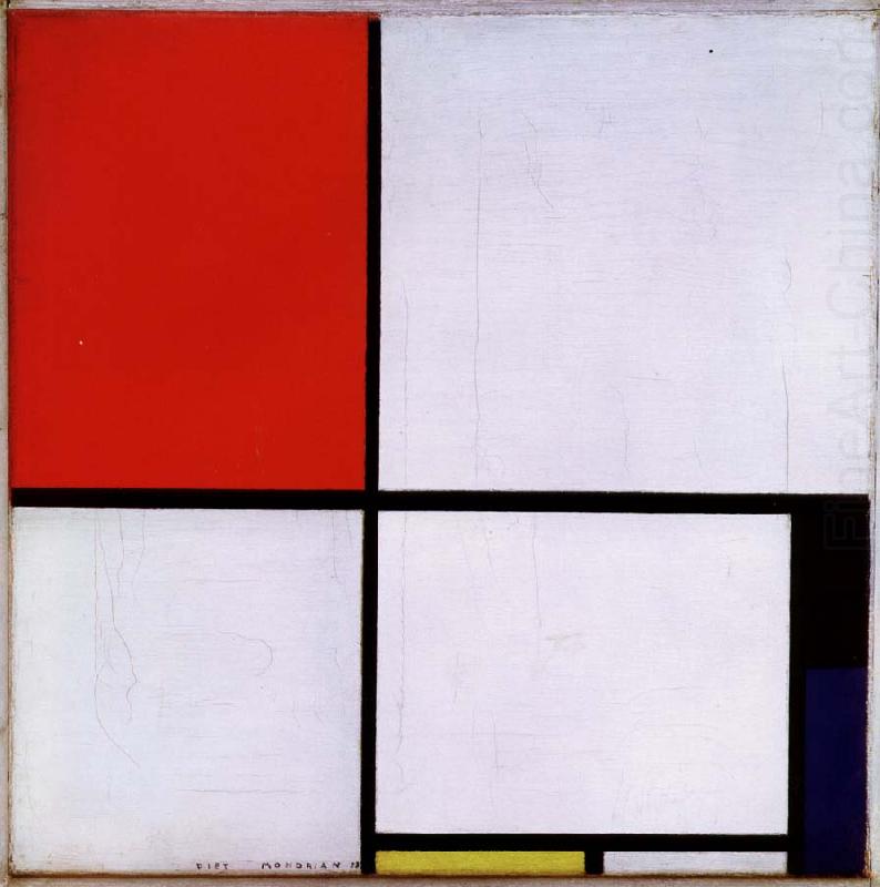 Piet Mondrian komposition i rott, svart,biatt och gult,1928 china oil painting image